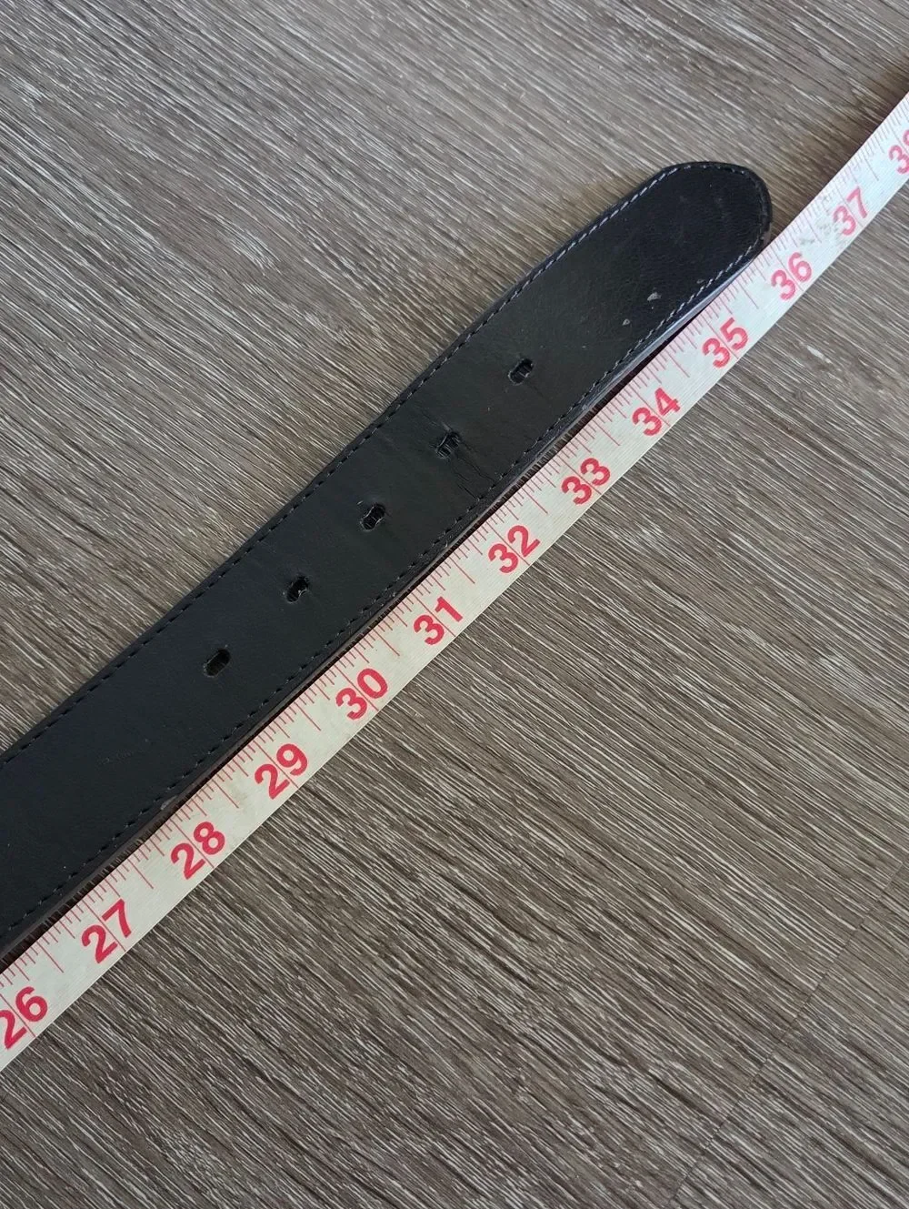 Black Men's Belt 36.5